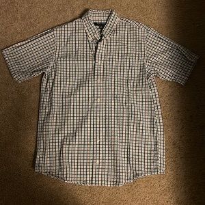 Brooks Brothers boys short sleeve button front size large